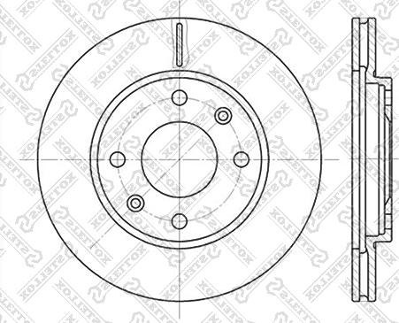 Stellox 6020-9918V-SX - Əyləc Diski furqanavto.az