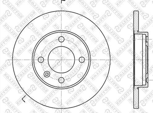 Stellox 6020-9933-SX - Əyləc Diski furqanavto.az