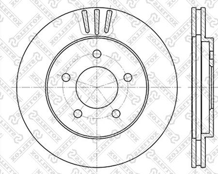 Stellox 6020-9301V-SX - Əyləc Diski furqanavto.az