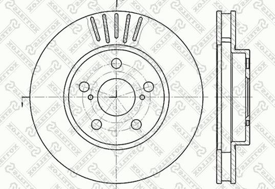 Stellox 6020-4544V-SX - Əyləc Diski furqanavto.az