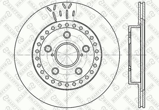 Stellox 6020-4562V-SX - Əyləc Diski furqanavto.az