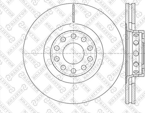 Stellox 6020-4791V-SX - Əyləc Diski furqanavto.az