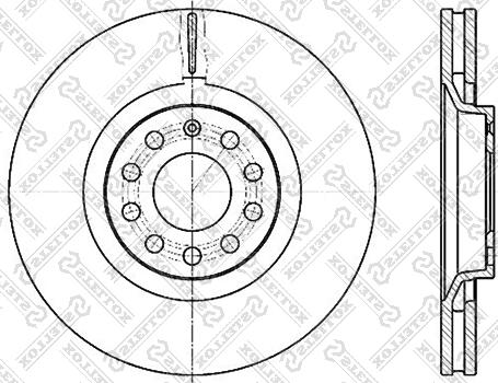 Stellox 6020-47107V-SX - Əyləc Diski furqanavto.az