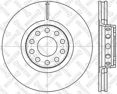 Stellox 6020-4780V-SX - Əyləc Diski furqanavto.az