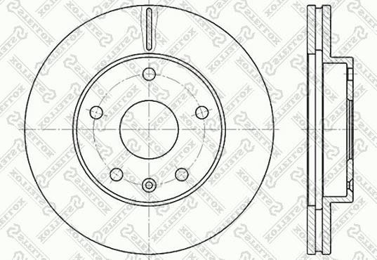 Stellox 6020-5006V-SX - Əyləc Diski furqanavto.az