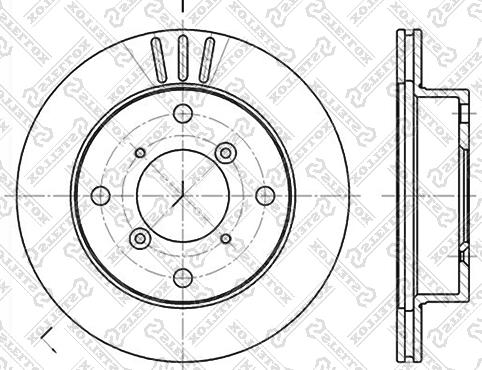 Stellox 6020-5205V-SX - Əyləc Diski furqanavto.az