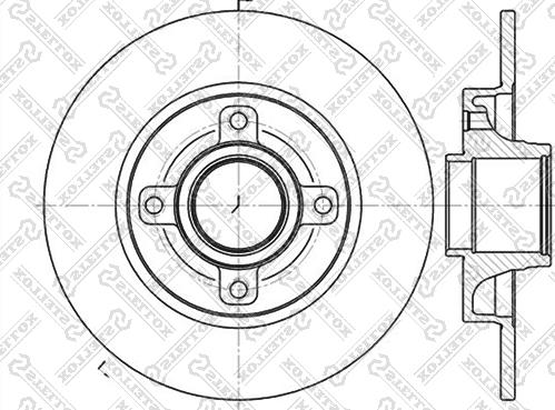 Triscan S1345C - Əyləc Diski furqanavto.az