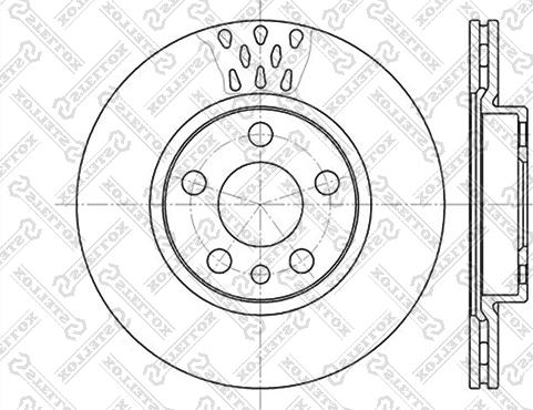 Stellox 6020-1923V-SX - Əyləc Diski furqanavto.az