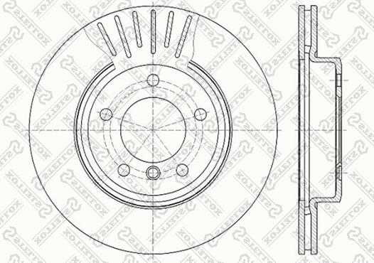 Stellox 6020-1540V-SX - Əyləc Diski furqanavto.az