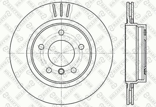 Stellox 6020-1541V-SX - Əyləc Diski furqanavto.az