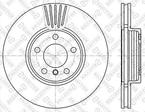 Stellox 6020-1547V-SX - Əyləc Diski furqanavto.az