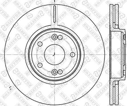 Stellox 6020-3932V-SX - Əyləc Diski furqanavto.az