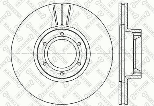 Stellox 6020-3920V-SX - Əyləc Diski furqanavto.az