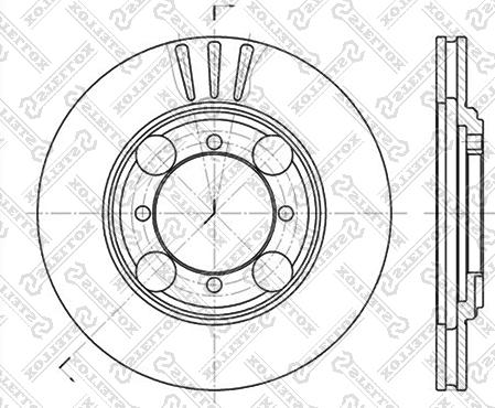 Stellox 6020-3401V-SX - Əyləc Diski furqanavto.az