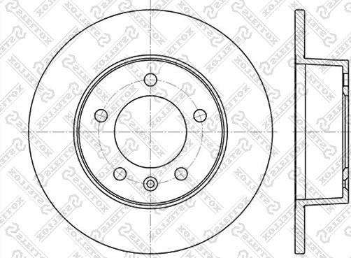 Stellox 6020-3643-SX - Əyləc Diski furqanavto.az