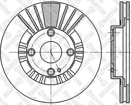 Stellox 6020-3235V-SX - Əyləc Diski furqanavto.az