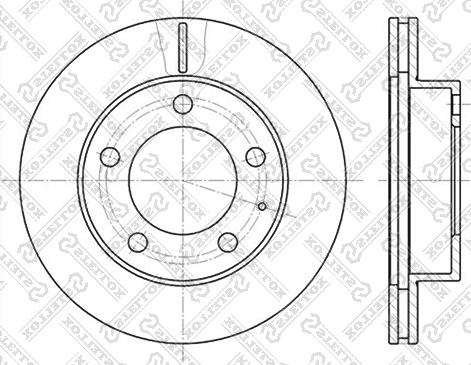 Stellox 6020-3227V-SX - Əyləc Diski furqanavto.az