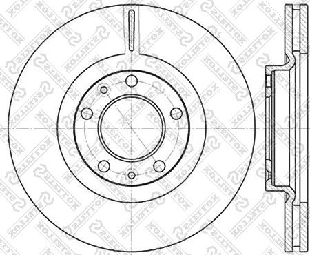 Stellox 6020-3723V-SX - Əyləc Diski furqanavto.az