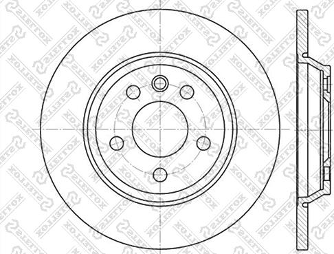 Stellox 6020-2552-SX - Əyləc Diski furqanavto.az