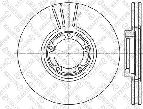 Stellox 6020-2531V-SX - Əyləc Diski furqanavto.az