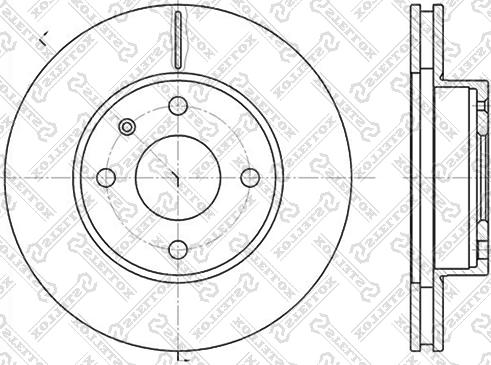 Stellox 6020-2529V-SX - Əyləc Diski furqanavto.az