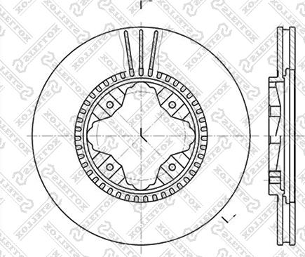 Stellox 6020-2618V-SX - Əyləc Diski furqanavto.az