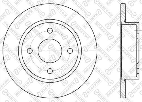 Stellox 6020-2237-SX - Əyləc Diski furqanavto.az