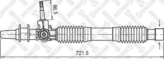 Stellox 00-35019-SX - Sükan qurğusu furqanavto.az