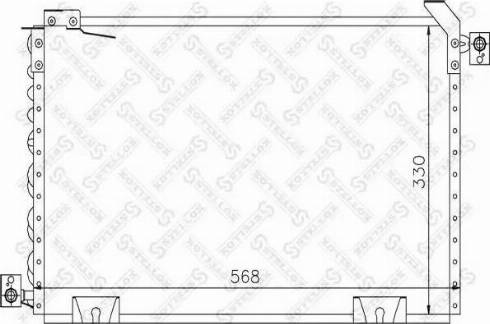 Stellox 10-45539-SX - Kondenser, kondisioner furqanavto.az