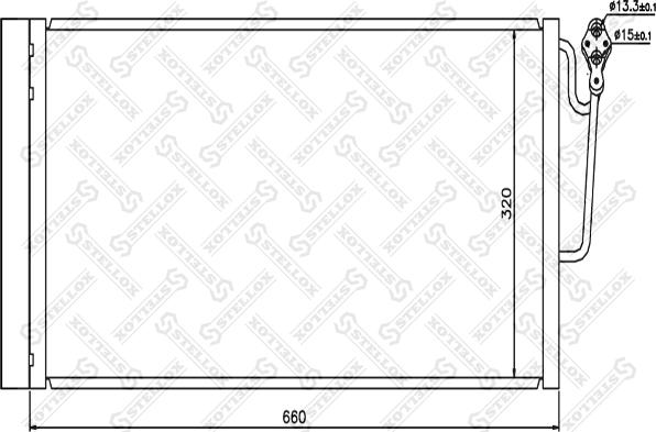 Stellox 10-45649-SX - Kondenser, kondisioner furqanavto.az