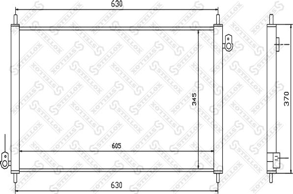 Stellox 10-45094-SX - Kondenser, kondisioner furqanavto.az