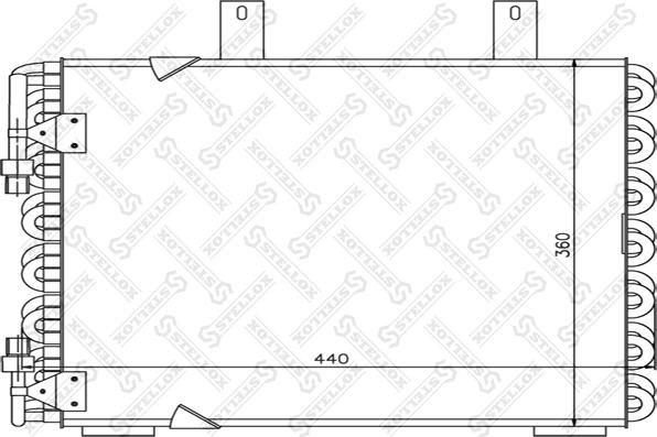 Stellox 10-45047-SX - Kondenser, kondisioner furqanavto.az