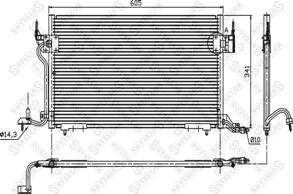 Stellox 10-45056-SX - Kondenser, kondisioner furqanavto.az