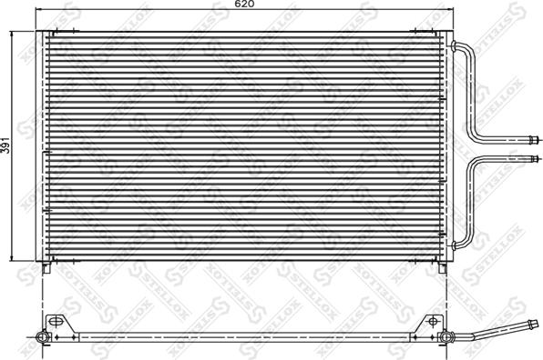 Stellox 10-45050-SX - Kondenser, kondisioner furqanavto.az