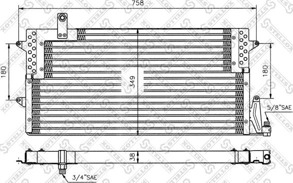 Stellox 10-45005-SX - Kondenser, kondisioner furqanavto.az