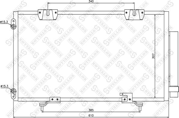 Stellox 10-45029-SX - Kondenser, kondisioner furqanavto.az