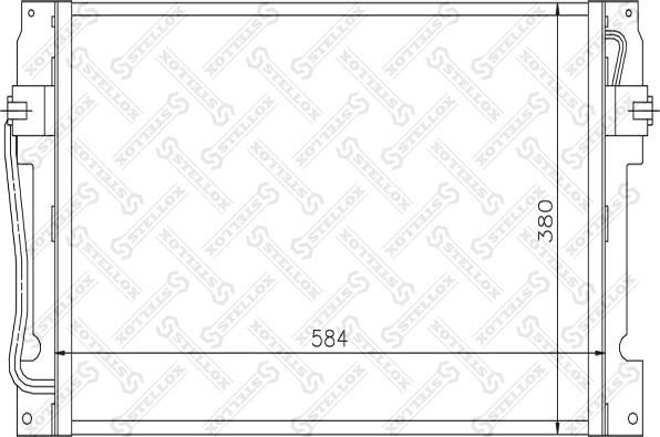 Stellox 10-45168-SX - Kondenser, kondisioner furqanavto.az