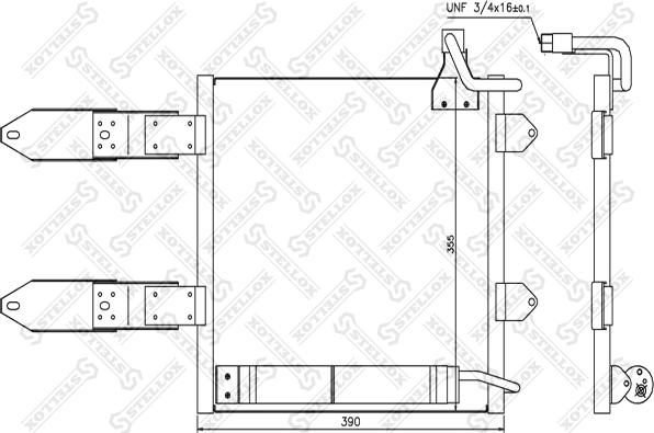 Stellox 10-45162-SX - Kondenser, kondisioner furqanavto.az