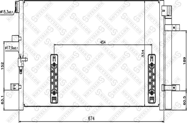 Stellox 10-45181-SX - Kondenser, kondisioner furqanavto.az