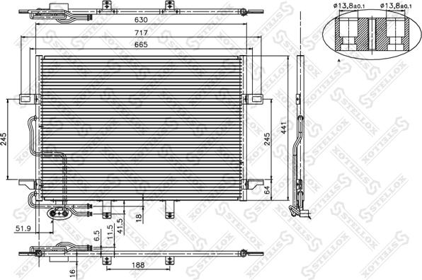 Stellox 10-45130-SX - Kondenser, kondisioner furqanavto.az