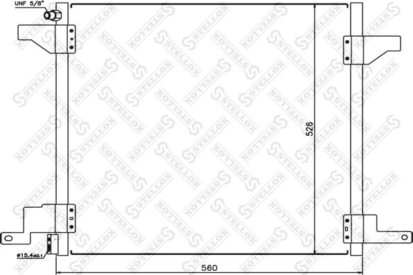 Stellox 10-45129-SX - Kondenser, kondisioner furqanavto.az