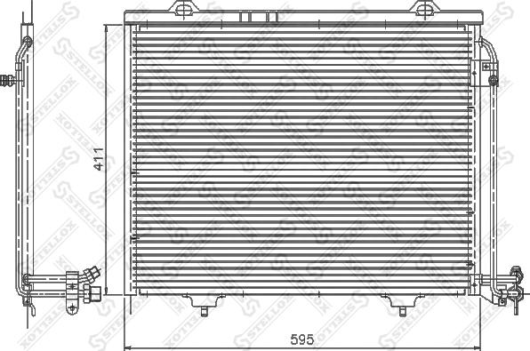 Stellox 10-45127-SX - Kondenser, kondisioner furqanavto.az