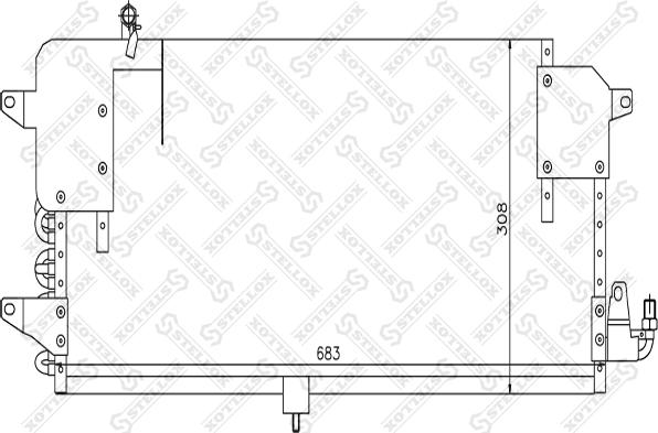 Stellox 10-45178-SX - Kondenser, kondisioner furqanavto.az