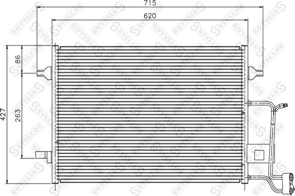 Stellox 10-45399-SX - Kondenser, kondisioner furqanavto.az