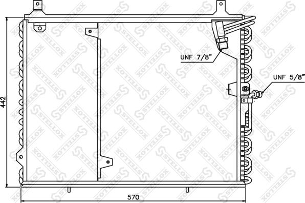 Stellox 10-45346-SX - Kondenser, kondisioner furqanavto.az