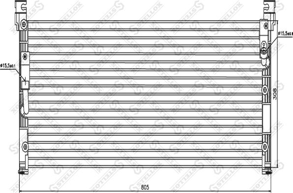 Stellox 10-45350-SX - Kondenser, kondisioner furqanavto.az