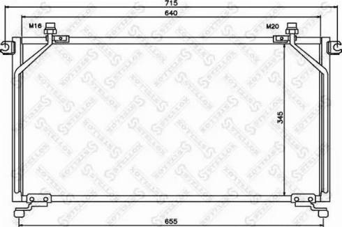 Stellox 10-45364-SX - Kondenser, kondisioner furqanavto.az