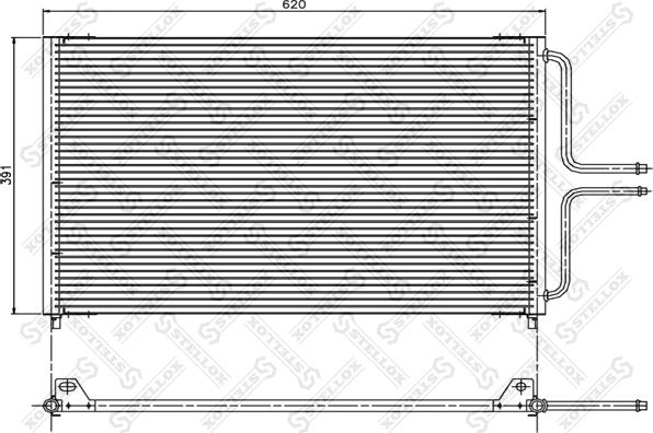 Stellox 10-45200-SX - Kondenser, kondisioner furqanavto.az