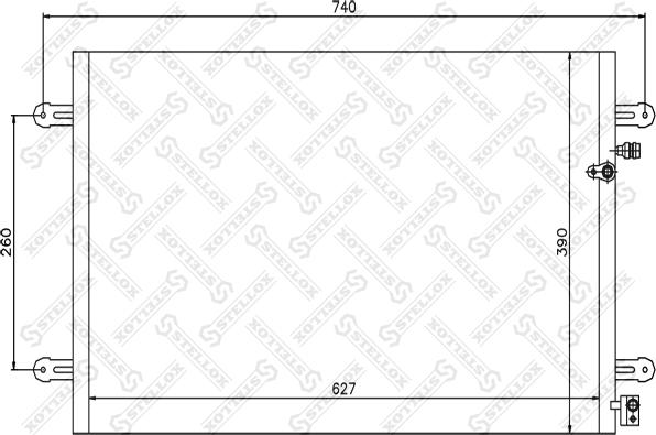 Stellox 10-45219-SX - Kondenser, kondisioner furqanavto.az