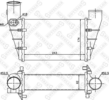 Stellox 10-40081-SX - Intercooler, şarj cihazı furqanavto.az